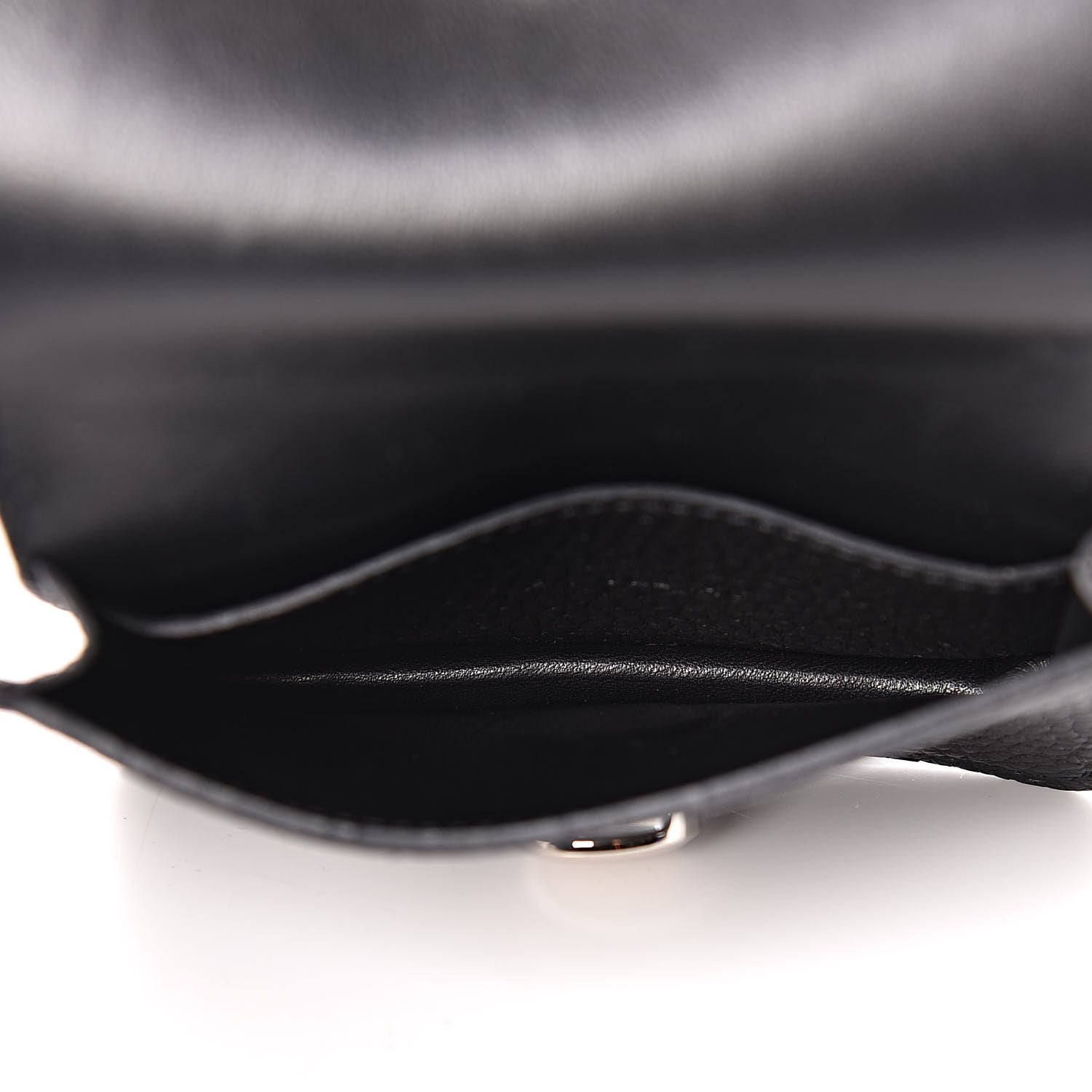 Hermes Togo Dogon Card Case Black 5 of 9