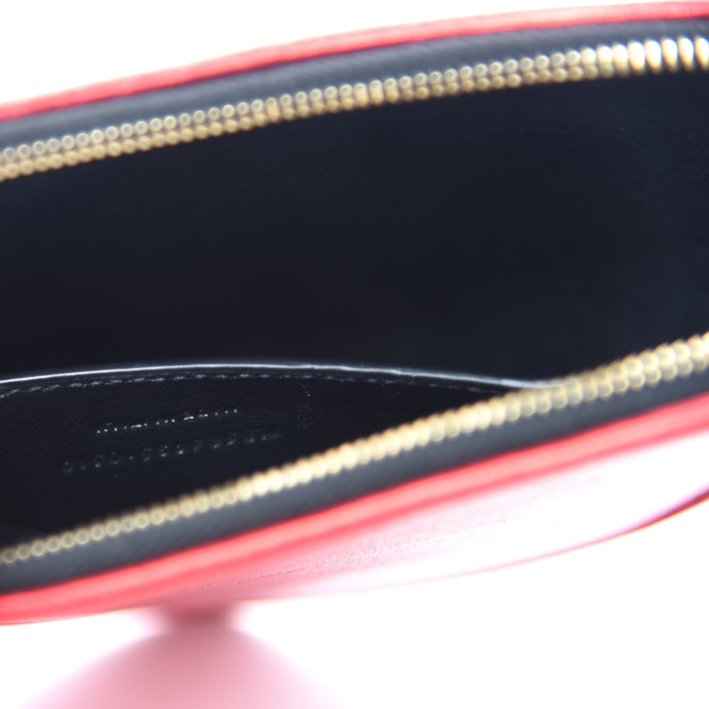 Metallic Calfskin Heart Monogram Crossbody Black Rouge