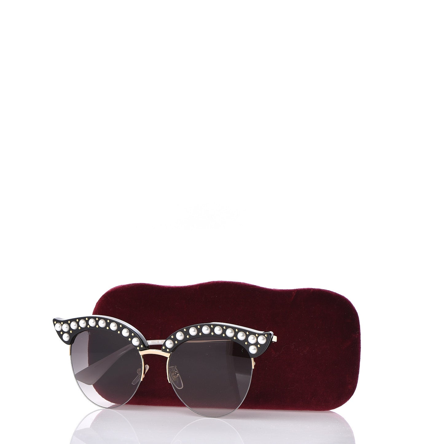 Pearl Cat Eye Sunglasses GG0212S Black