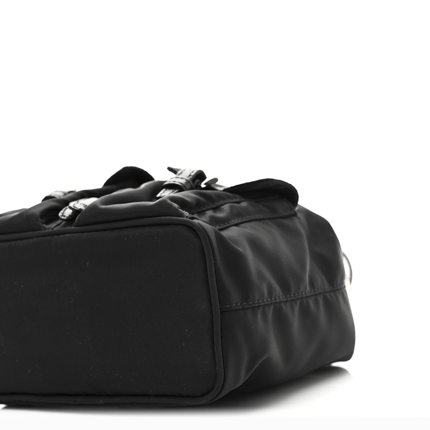 Nylon Vela Mini Crossbody Backpack Black