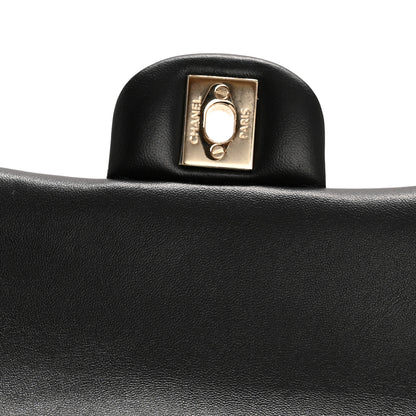 Chanel Lambskin Quilted Mini Top Handle Rectangular Flap Black 11 of 12