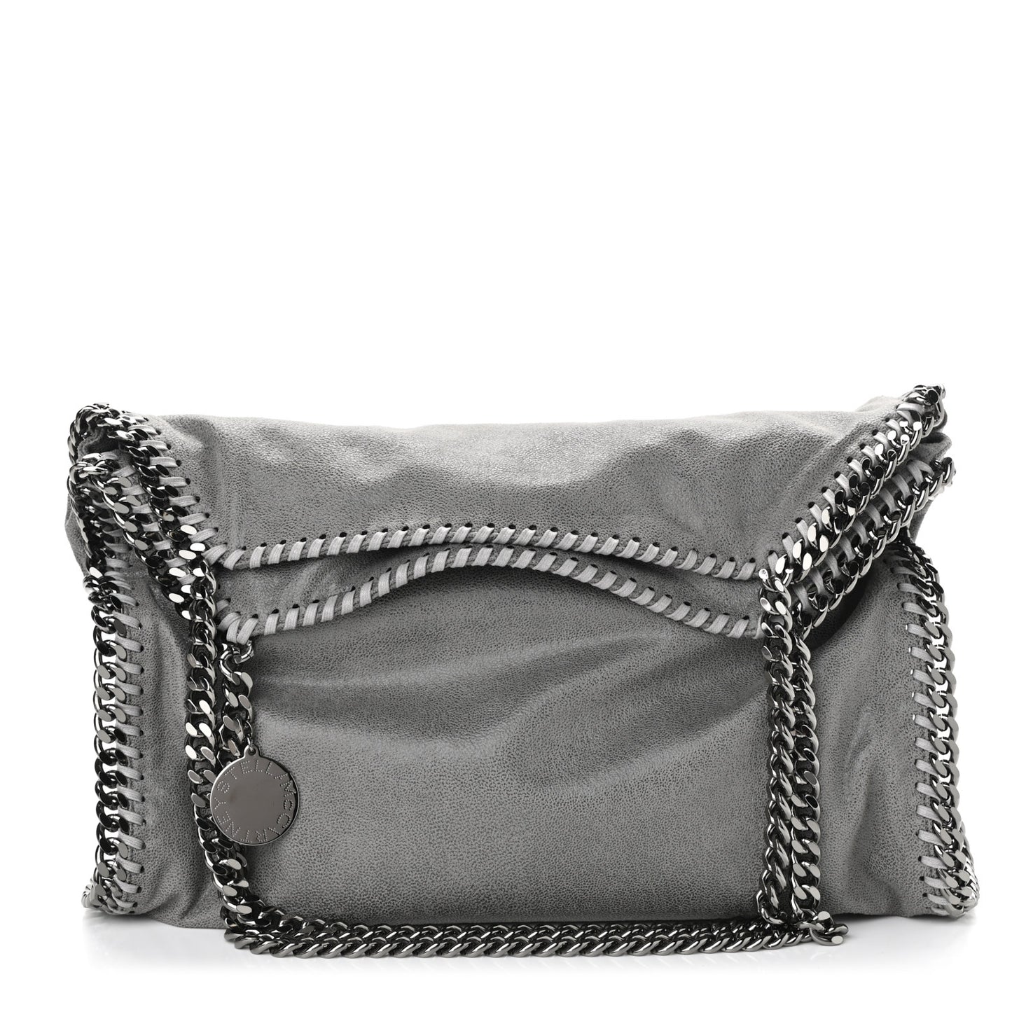 Shaggy Deer Small Falabella Tote Light Grey