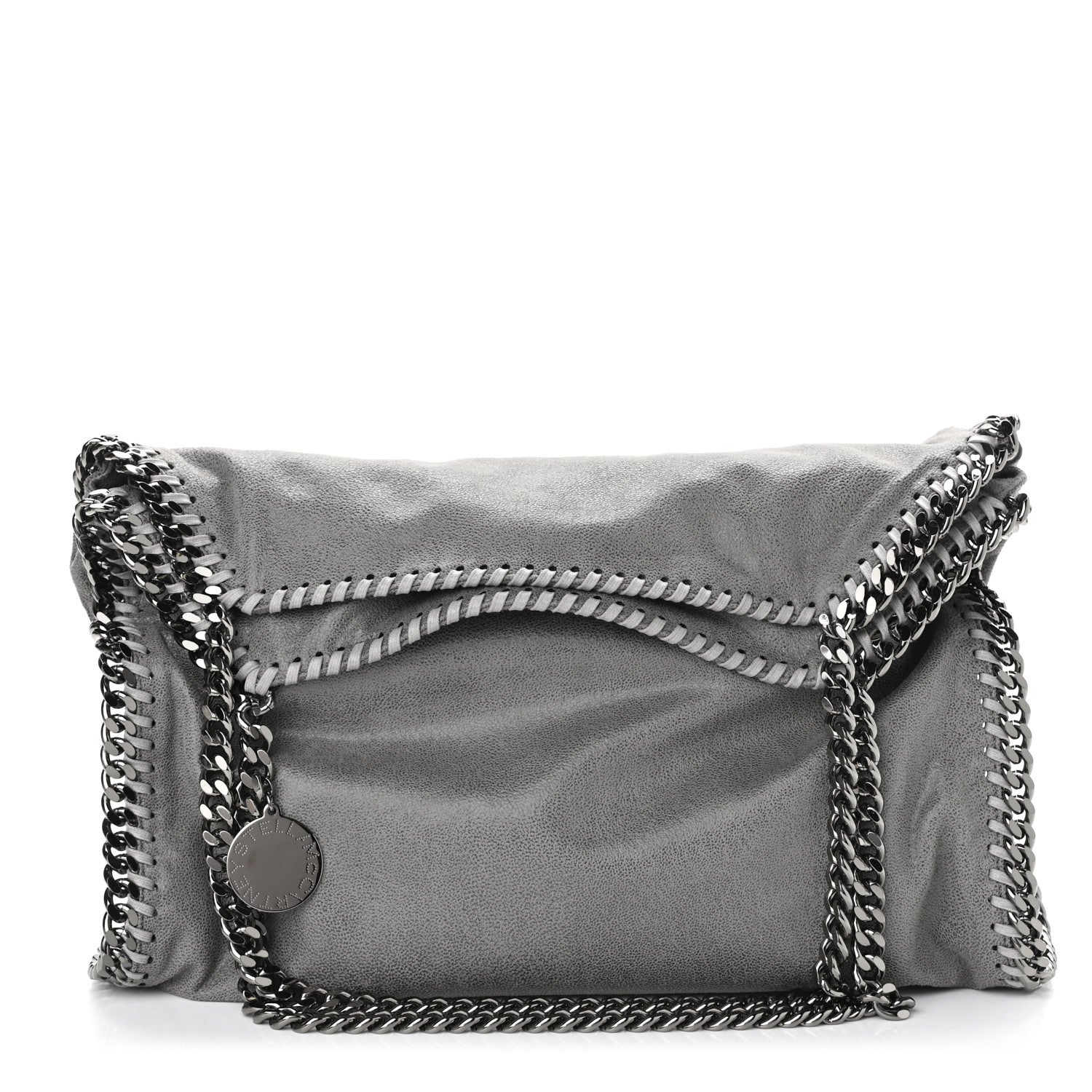 Stella McCartney Shaggy Deer Small Falabella Tote Light Grey 1 of 9