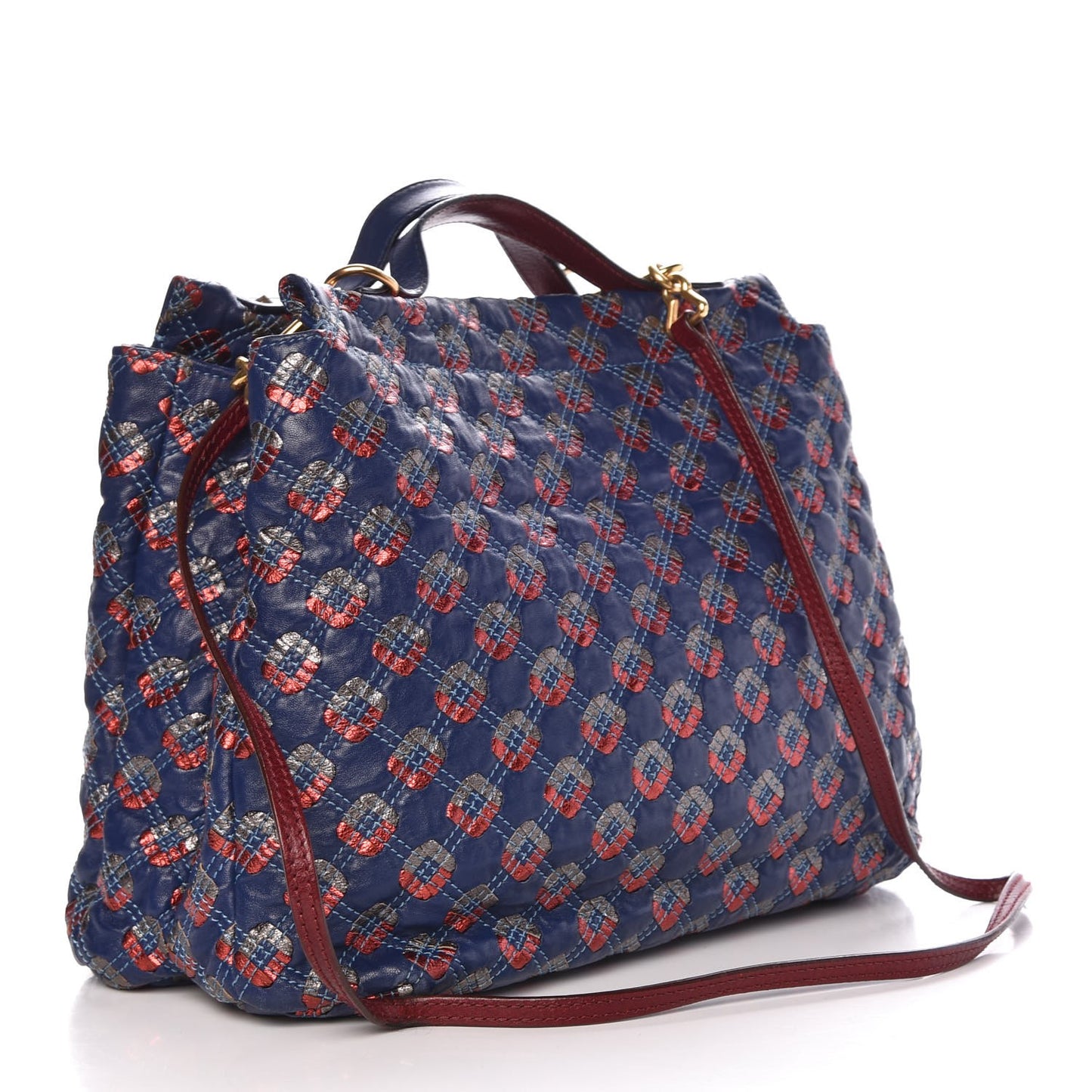 Quilted Calfskin Robert Leslie Bag Multicolor