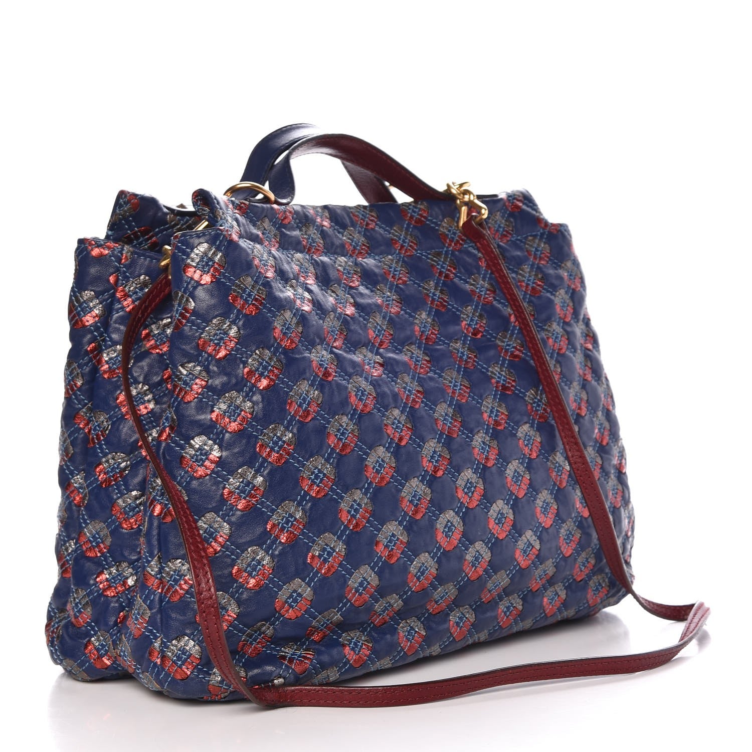 Marc Jacobs Quilted Calfskin Robert Leslie Bag Multicolor 3 of 13