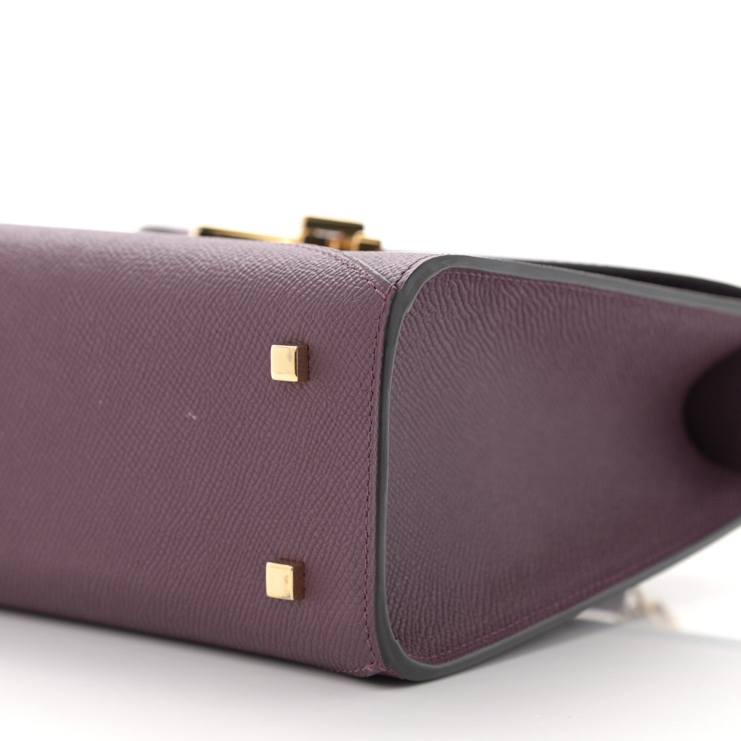 Moynat Carat Calfskin Gabrielle PM Eggplant 9 of 14