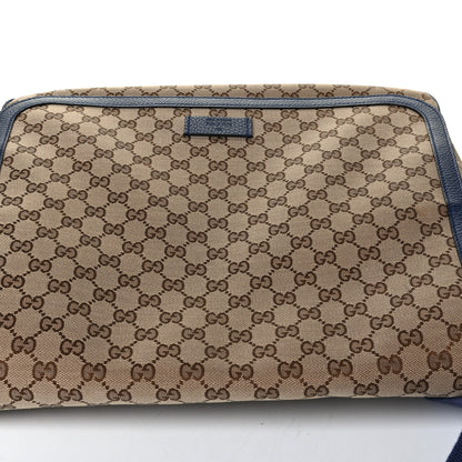 Gucci Monogram Convertible Diaper Bag Blue 7 of 9