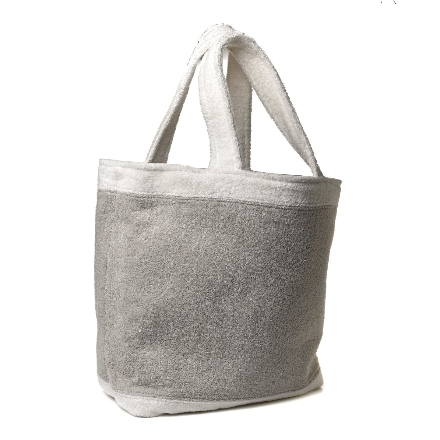 Terry Cotton CC Beach Tote Towel Set Beige White