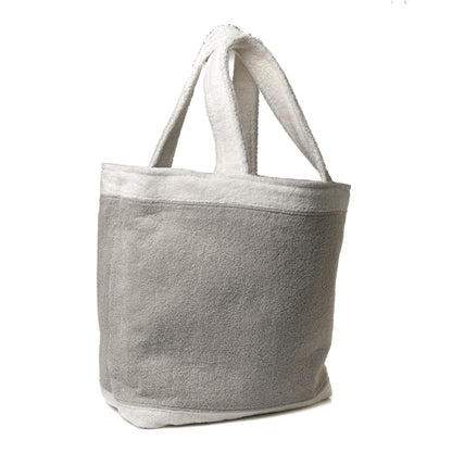 Chanel Terry Cotton CC Beach Tote Towel Set Beige White 4 of 13