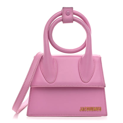 Jacquemus Smooth Calfskin Le Chiquito Noeud Light Pink 1 of 15