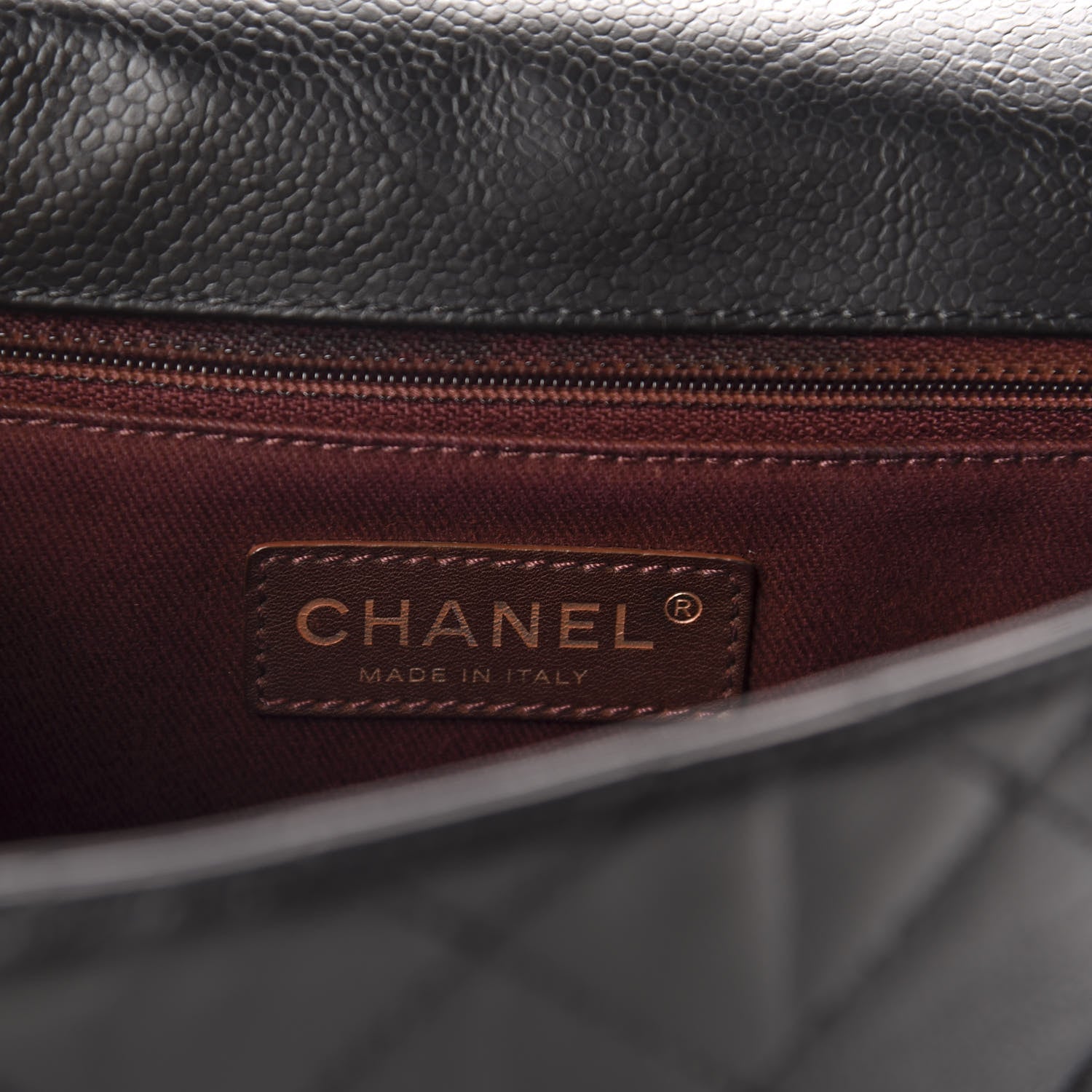Chanel Crumpled Grained Calfskin Medium CC Crave Flap Black 8 of 10