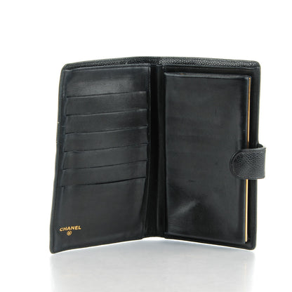 Chanel Caviar Timeless CC French Wallet Black 5 of 9