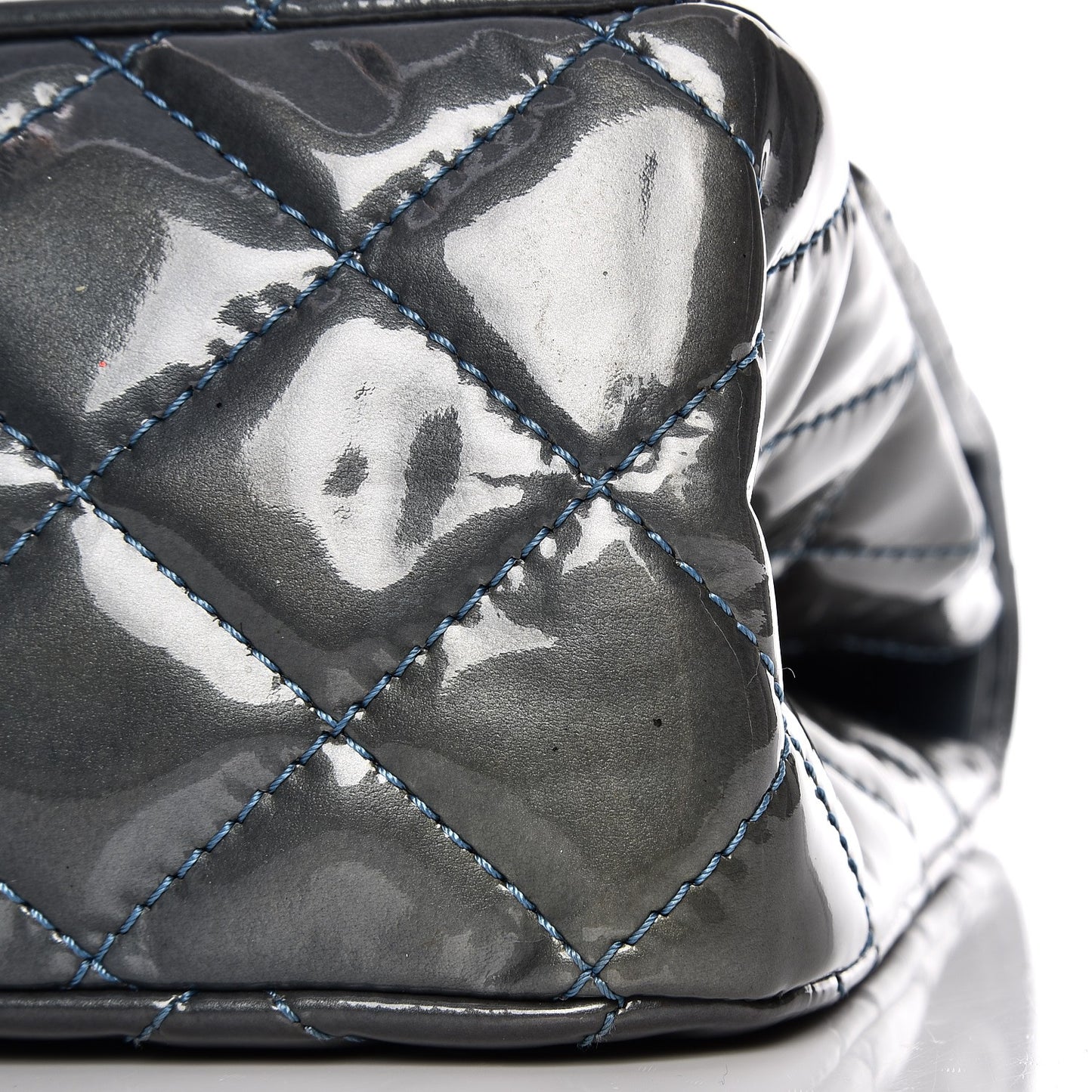 Patent Quilted 2.55 Reissue 227 Flap Blue Fonce