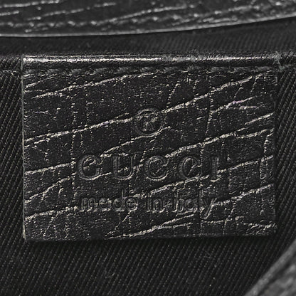 Gucci Monogram Horsebit Chain Clutch Black 6 of 10