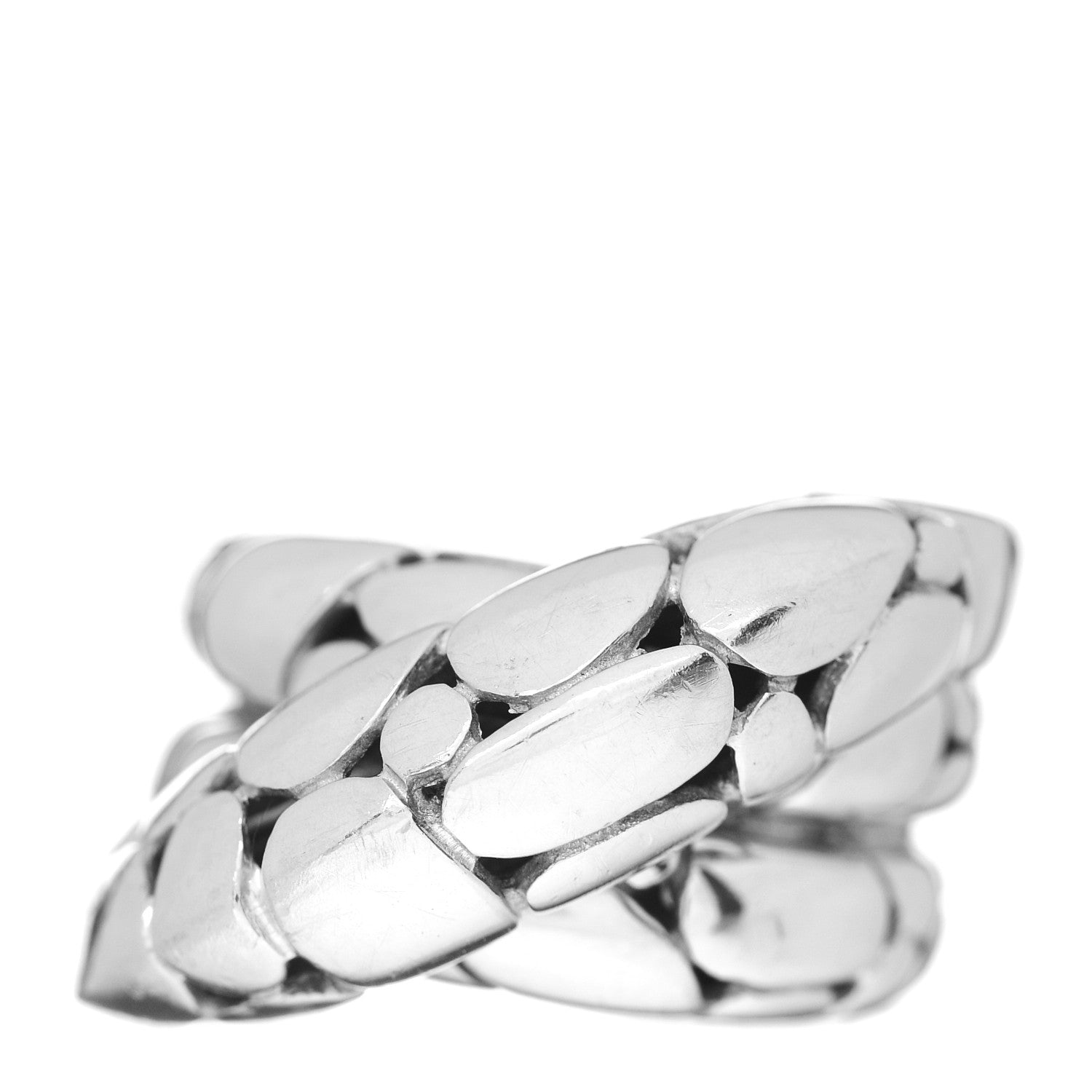 John Hardy Sterling Silver Kali Twist Ring 54 7 1 of 5