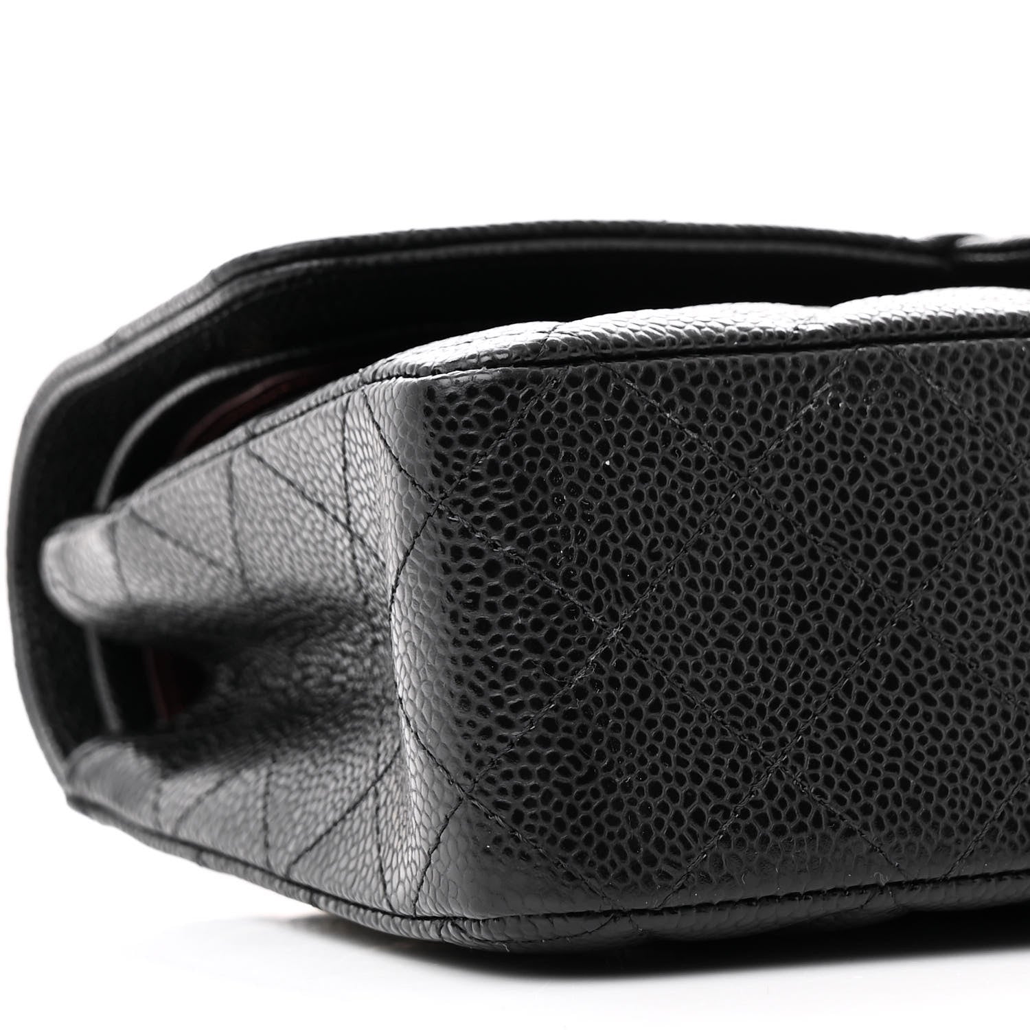 Chanel Caviar Quilted Medium Double Flap Black 9 of 11