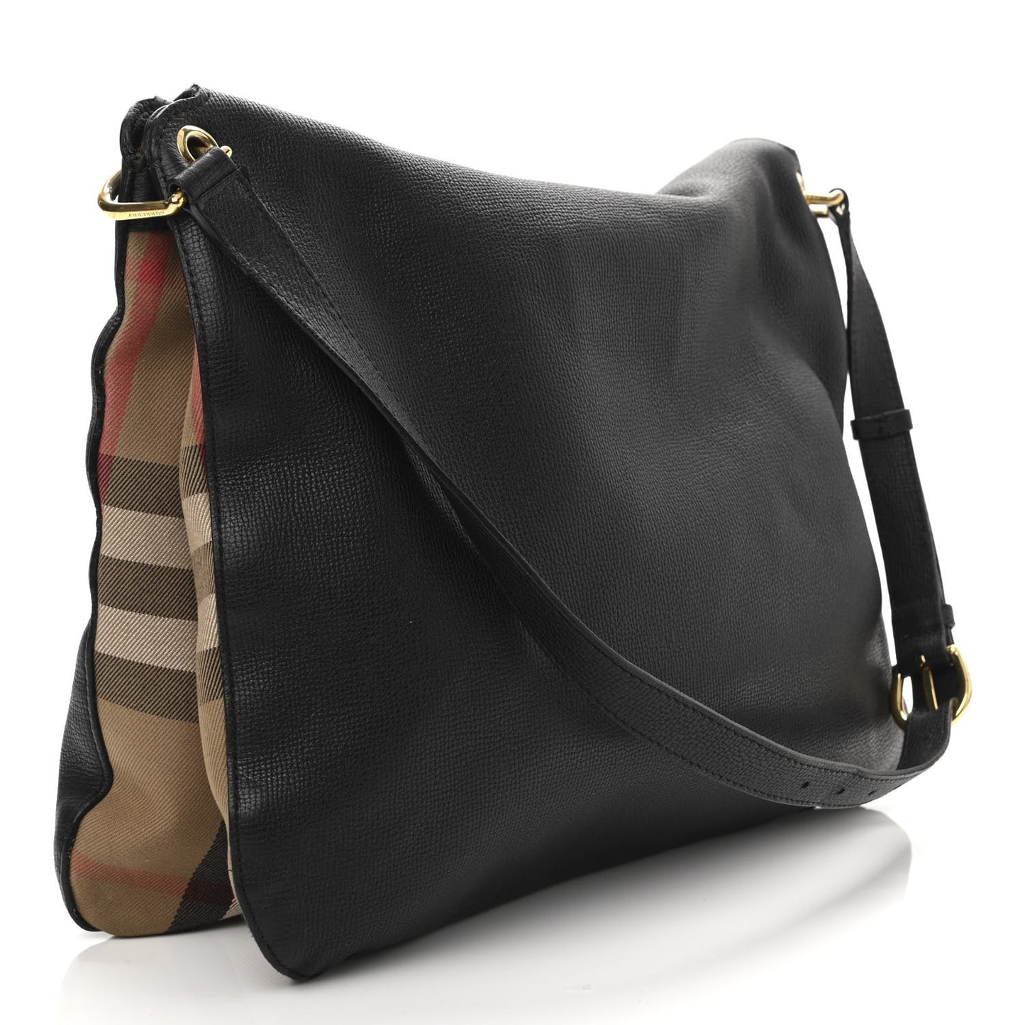 Derby Calfskin House Check Cornwall Hobo Black