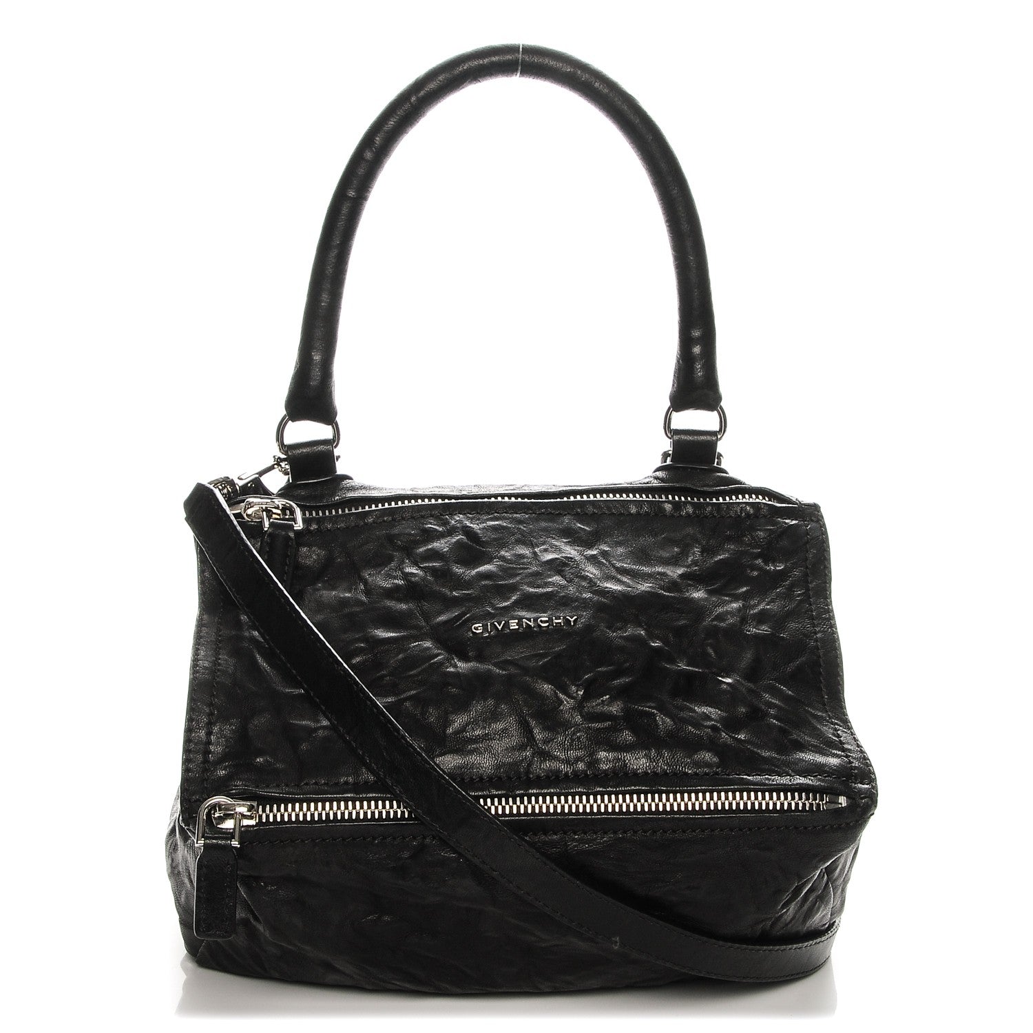 Givenchy Tumbled Sheepskin Small Pandora Black 1 of 7