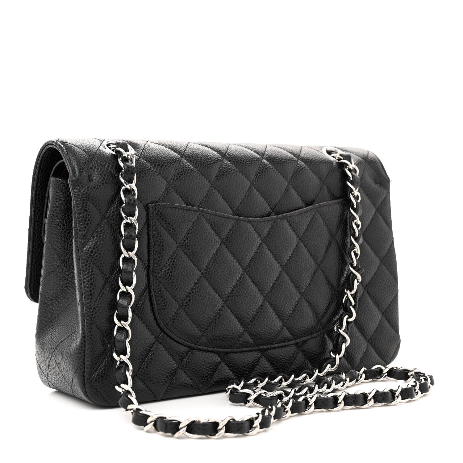Chanel Caviar Quilted Medium Double Flap Black 3 of 11