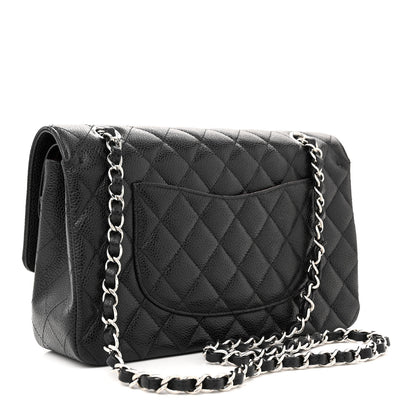 Chanel Caviar Quilted Medium Double Flap Black 3 of 11