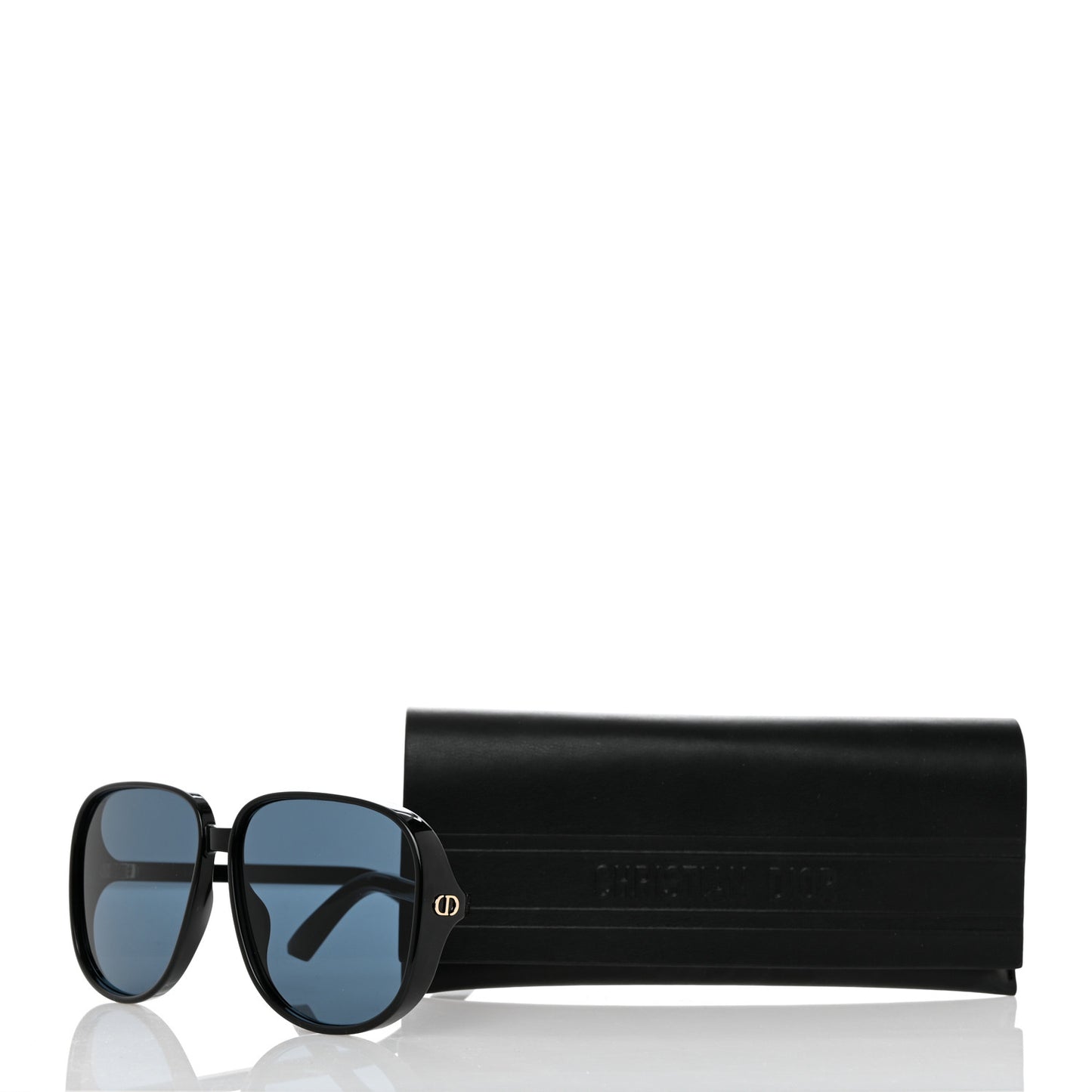 Transparent Acetate D-Doll Sunglasses Black