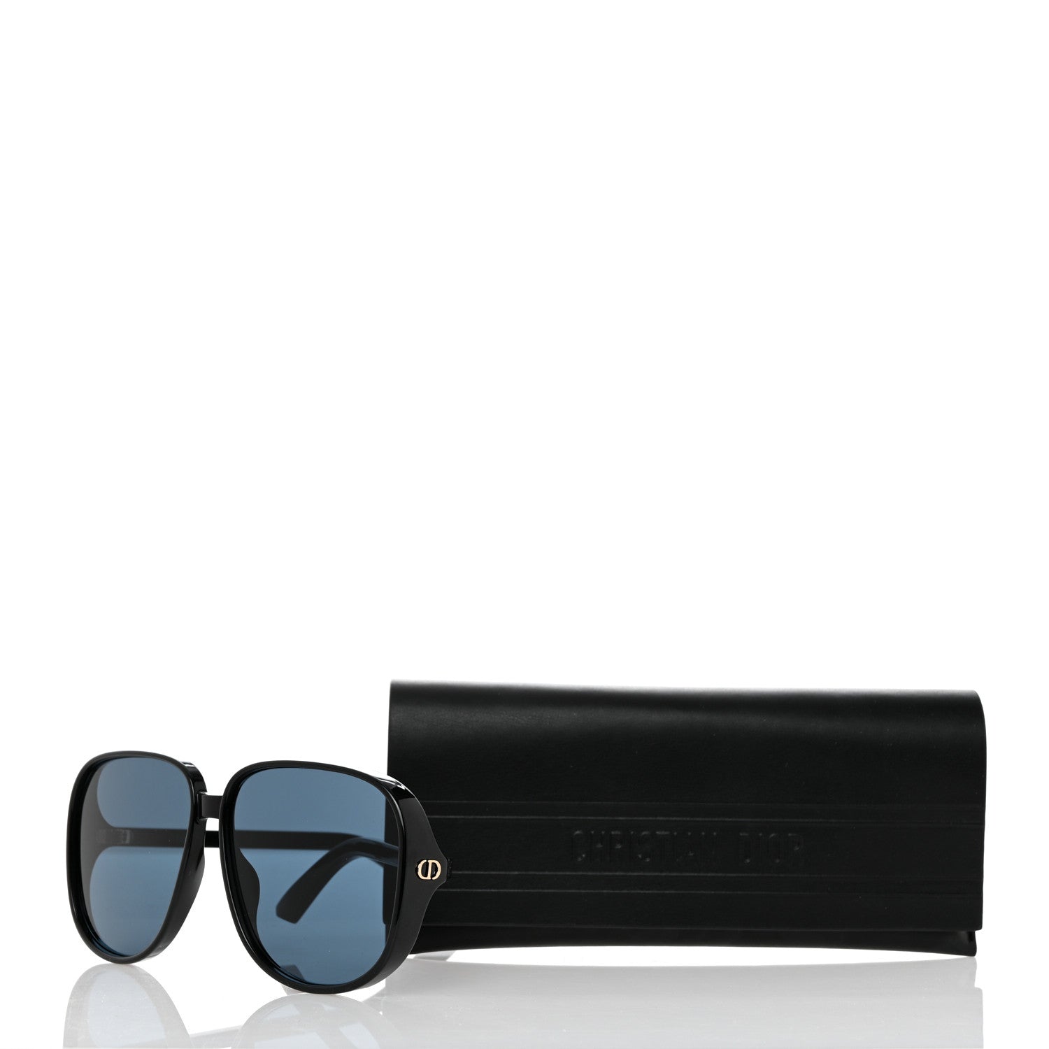 Christian Dior Transparent Acetate D-Doll Sunglasses Black 8 of 8