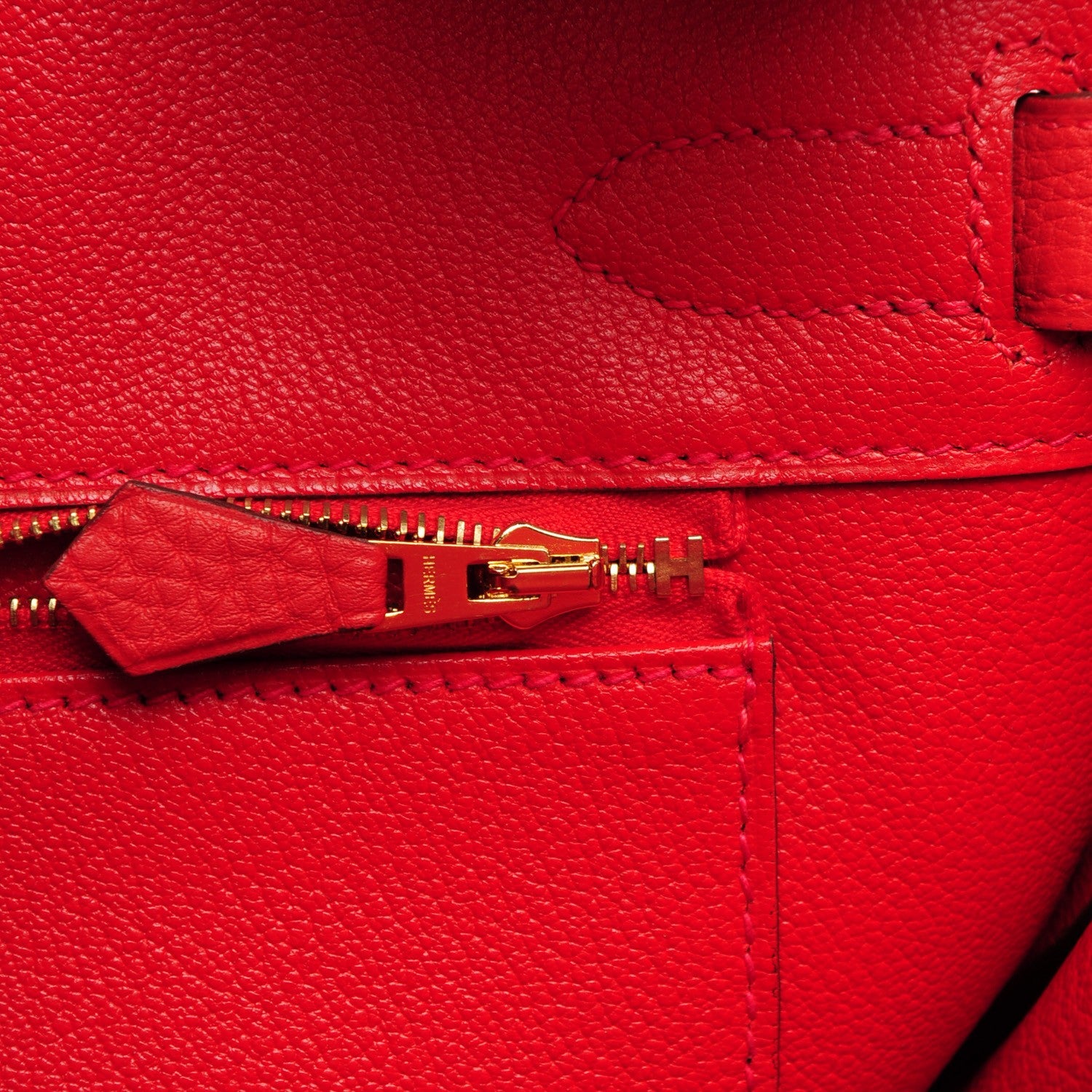 Hermes Togo Birkin 30 Geranium 8 of 21
