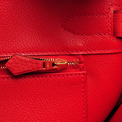 Hermes Togo Birkin 30 Geranium 8 of 21