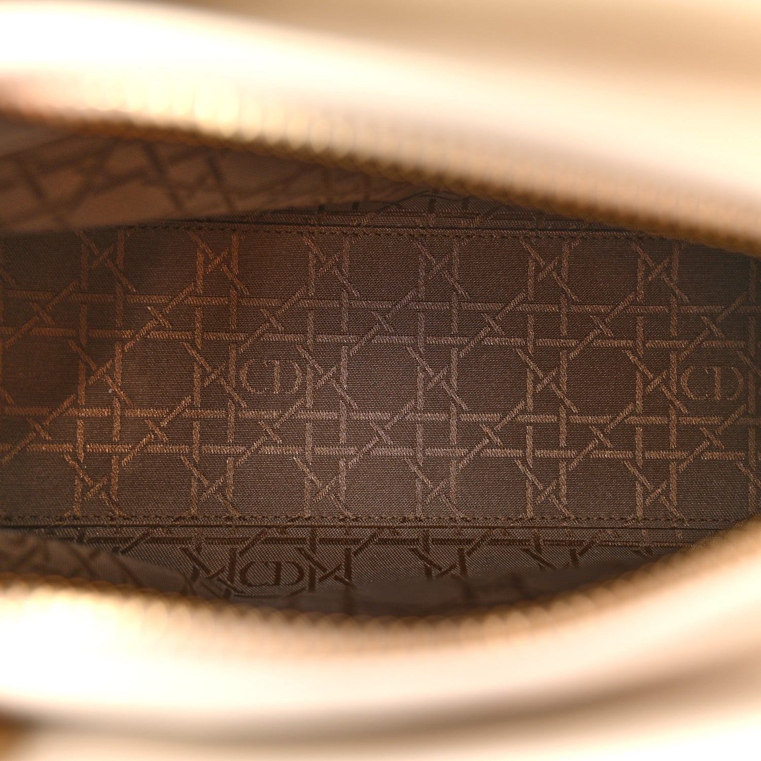 Christian Dior Lambskin Cannage Medium Lady Dior White 5 of 10