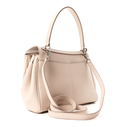 Balenciaga Natural Smooth Calfskin Small Rodeo Top Handle Handbag Almond 3 of 10