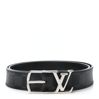 Louis Vuitton Damier Graphite 30mm Neogram LV Belt 85 34 1 of 4