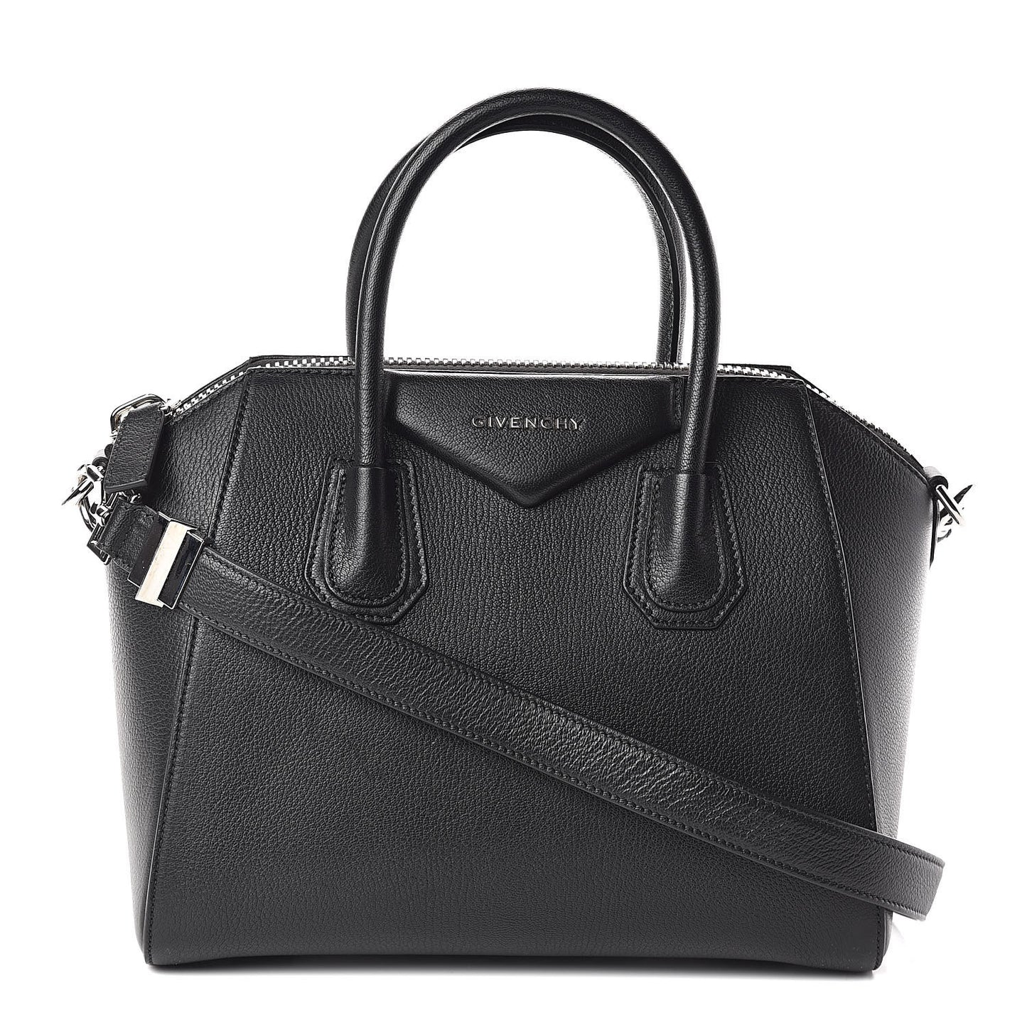 Sugar Goatskin Small Antigona Black