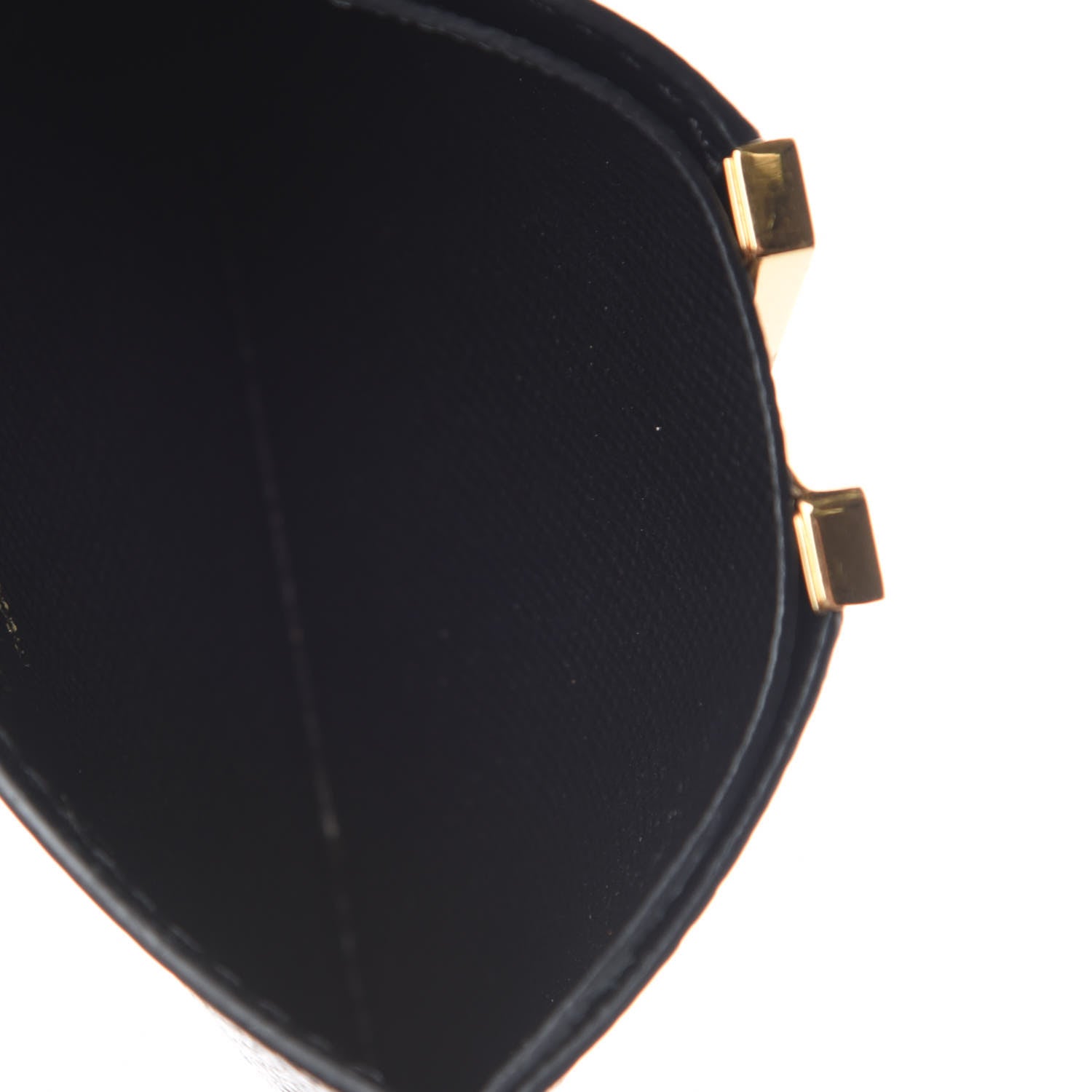 Louis Vuitton Monogram Calfskin Kimono Card Holder Black 5 of 8