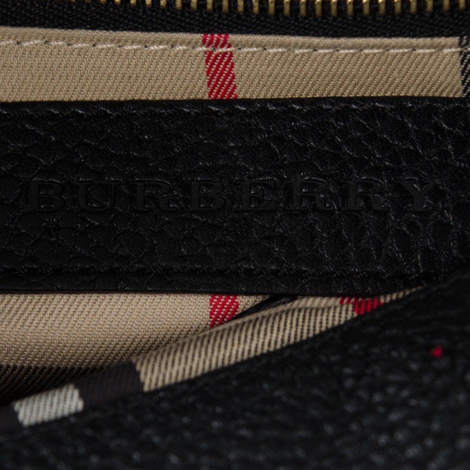 Burberry London Grainy Calfskin Small Leah Black 6 of 8