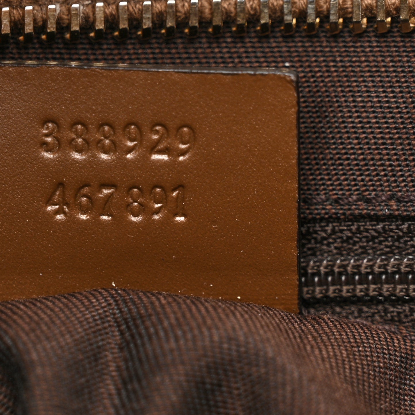GG Supreme Monogram Medium Joy Tote Brown