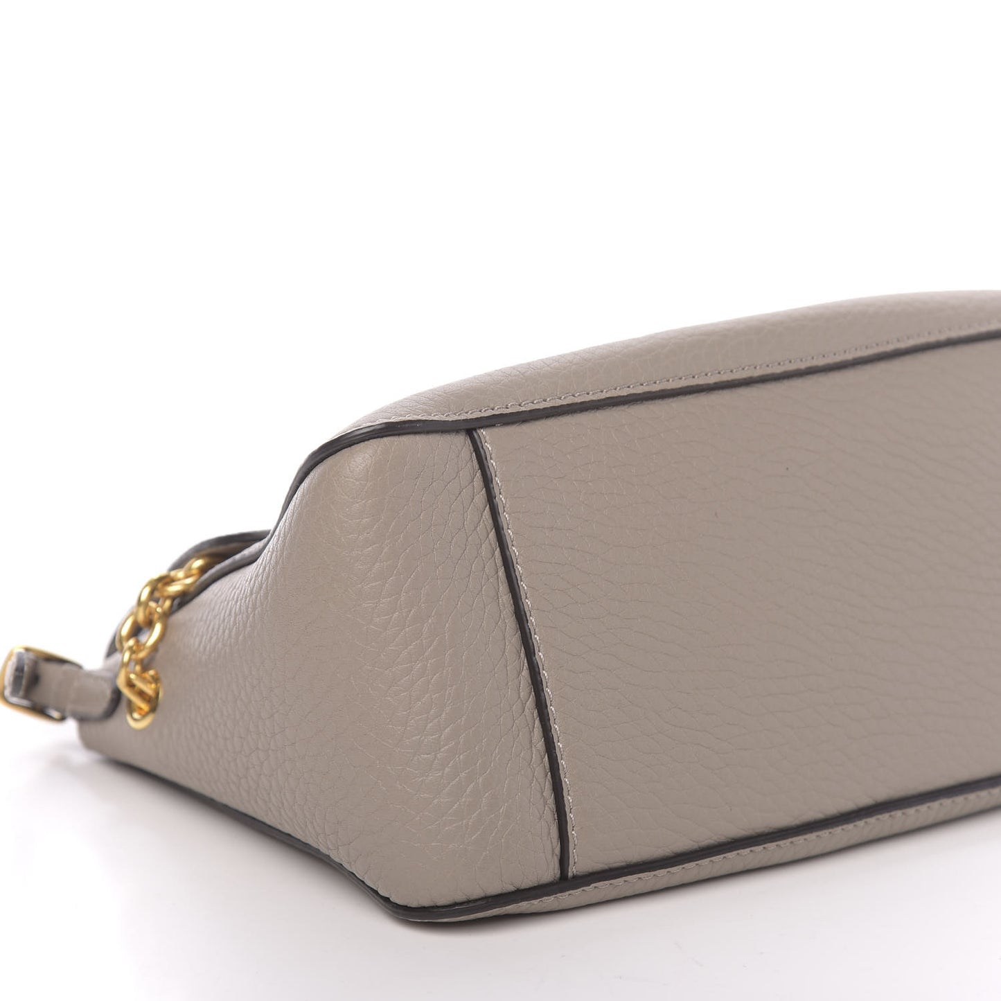 Heavy Grain Calfskin Mini Keeley Solid Grey