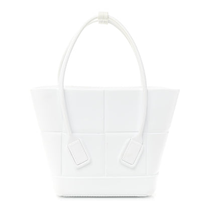 Bottega Veneta Rubber Intrecciato Mini Arco Tote White 1 of 7