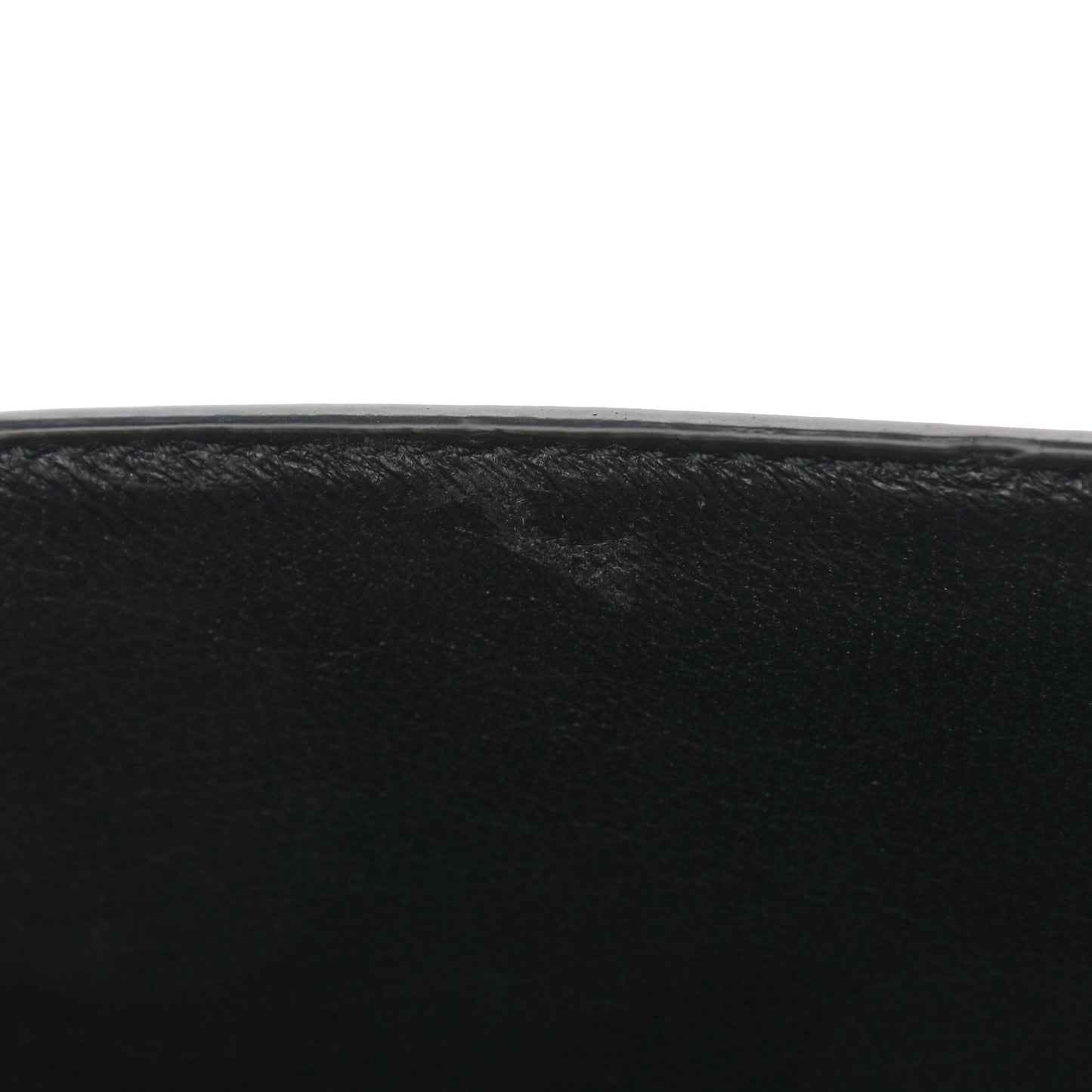 Box Calfskin Monochrome XS Sharp Top Handle Bag Black
