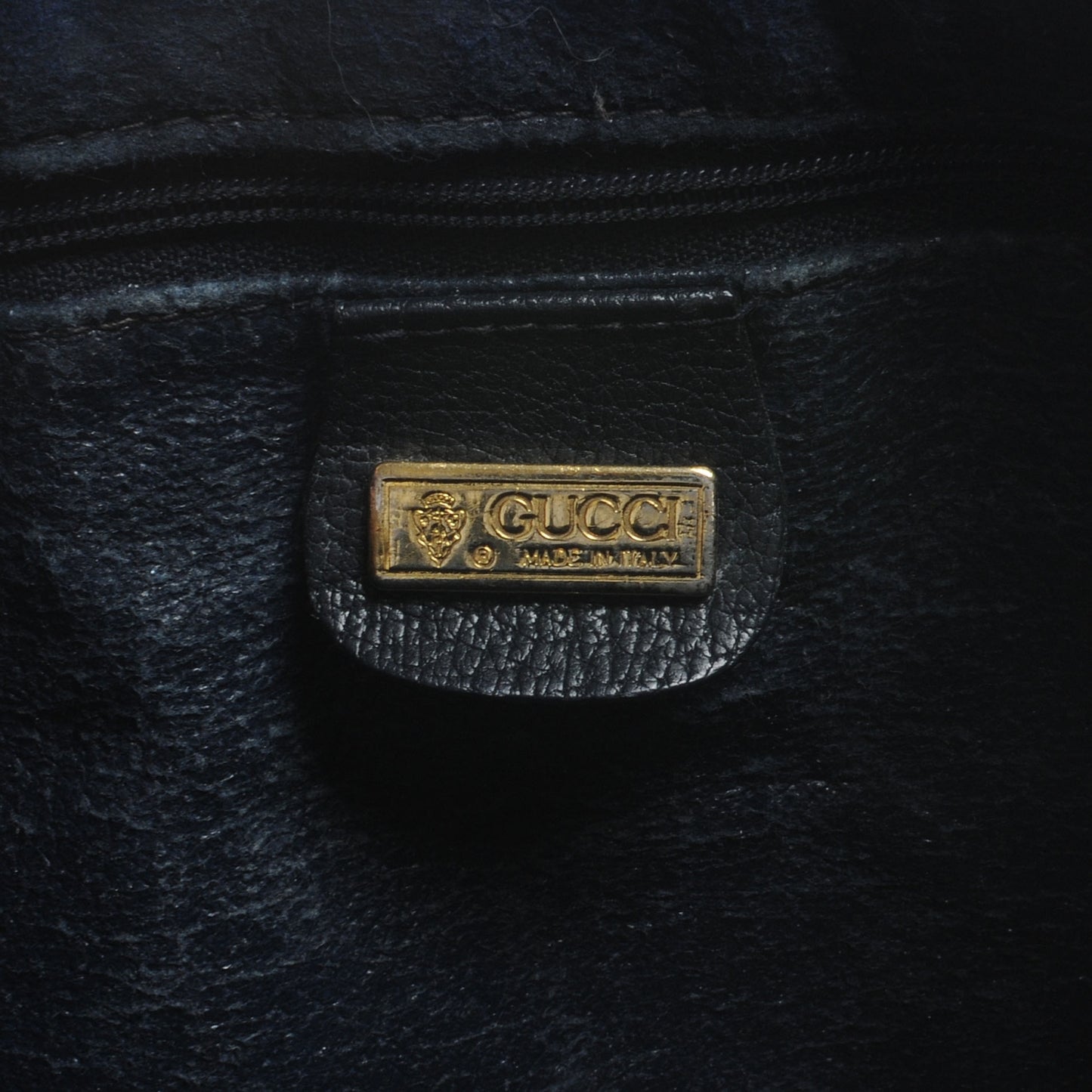 Monogram Web Boston Navy