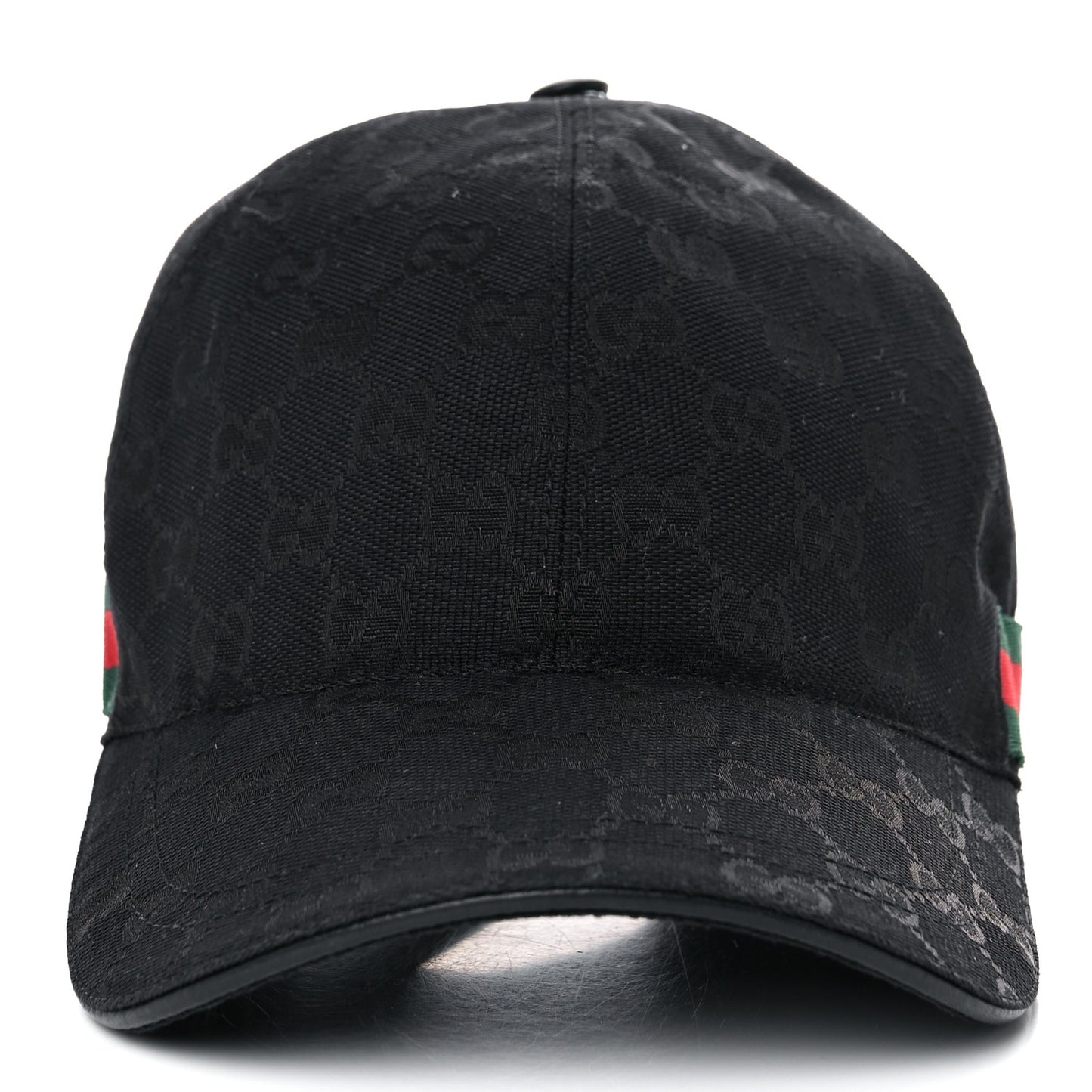 Monogram Web Baseball Hat M Black