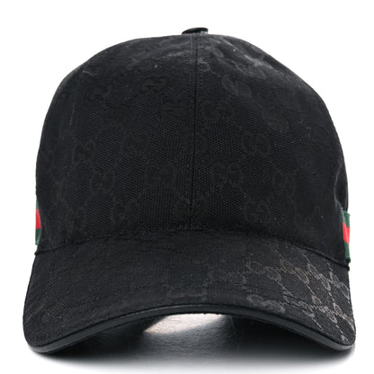 Gucci Monogram Web Baseball Hat M Black 4 of 8