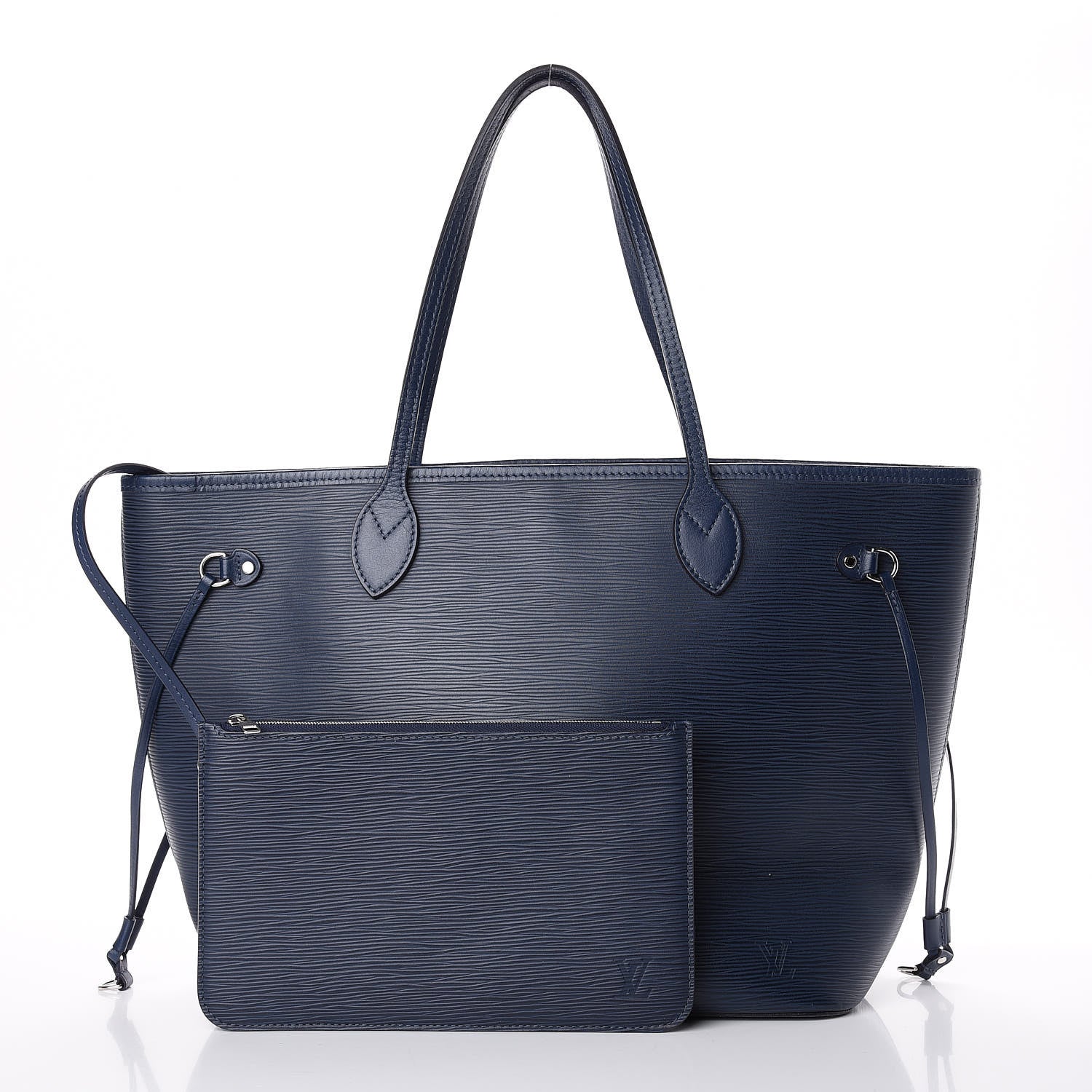 Louis Vuitton Epi Neverfull MM Indigo 2 of 10
