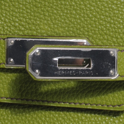 Hermes Togo Birkin 35 Vert Anis 5 of 9