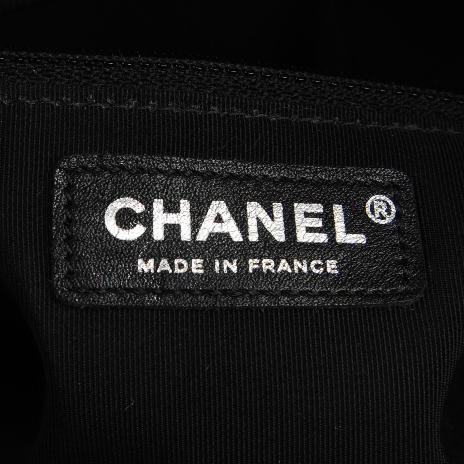 Chanel Lambskin Surpique Chevron Quilted Tote Black 6 of 8