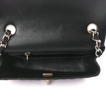 Chanel Lambskin Quilted Mini Rectangular Flap Black 5 of 11