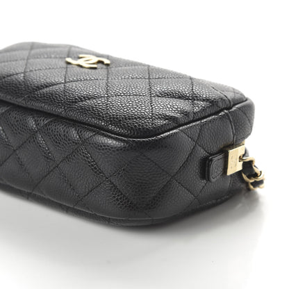 Chanel Caviar Quilted Camera Case Black 7 of 10