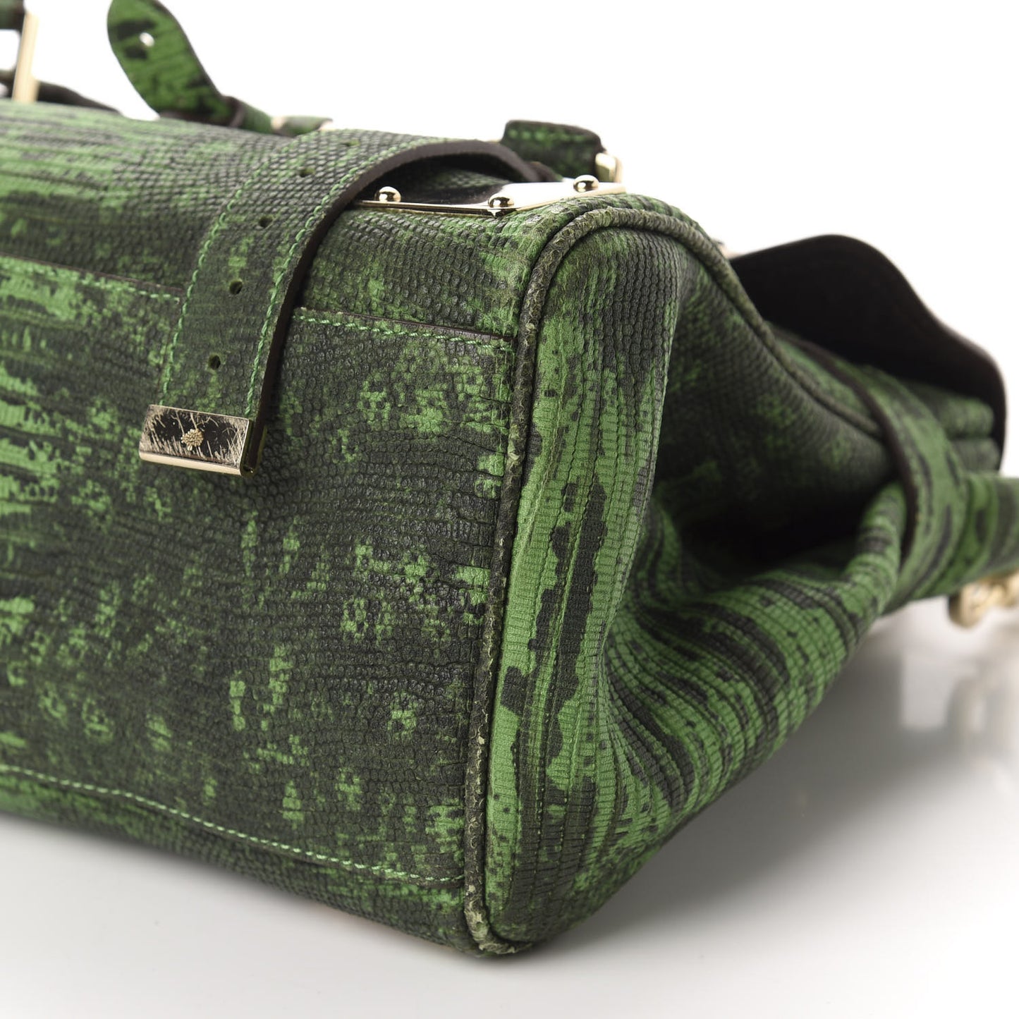 Lizard Print Travel Day Grass Green