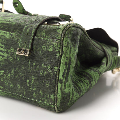 Mulberry Lizard Print Travel Day Grass Green 7 of 9