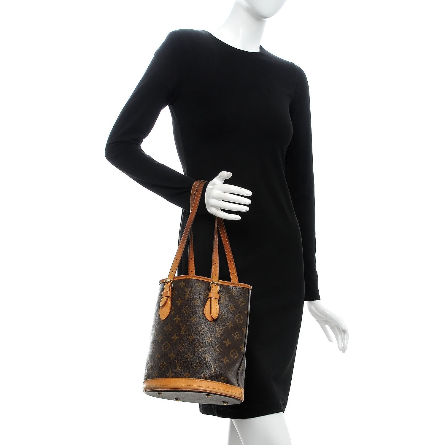 Louis Vuitton Monogram Petit Bucket 23 2 of 10