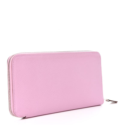 Hermes Epsom Silk'In Wallet Mauve Sylvestre 3 of 9